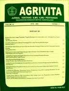 Agrivita Journal, FP UB